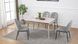 Стіл LORIAN CERAMIC 120(180)*80 білий/кашемір