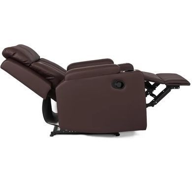 Кресло реклайнер MEBEL ELITE KOBI экокожа: коричневый