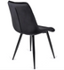 Стул бархатный MEBEL ELITE RIO Velvet Черный