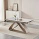 Стіл розкладний MEBEL ELITE LUIGI 160-240 х91 см Сірий/Кремовий