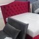 Ліжко Aspen velvet Бордовий 160х200 см SIGNAL