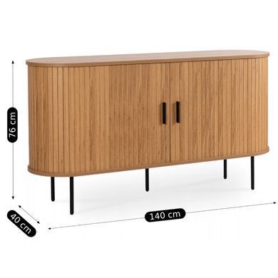 Комод MEBEL ELITE TRISH 140 см Дуб
