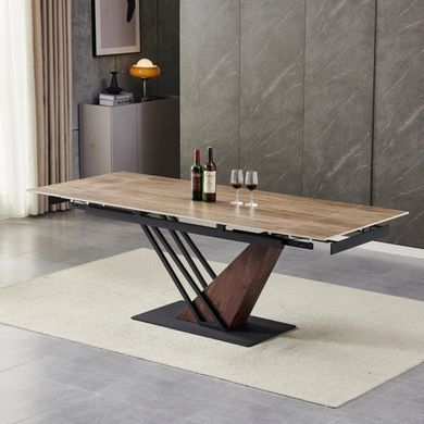 Стіл розкладний MEBEL ELITE REX 160-220 смх91 см Дуб