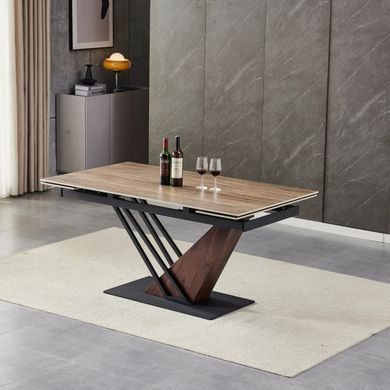 Стіл розкладний MEBEL ELITE REX 160-220 смх91 см Дуб