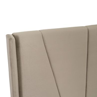 Ліжко MEBEL ELITE SEWILLA Welur 160x200 см Бежевий