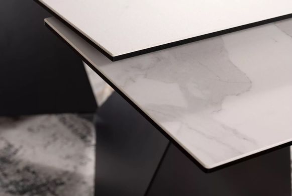 Стіл PETERSON CERAMIC 160(240)X90 см Білий Матовий SIGNAL