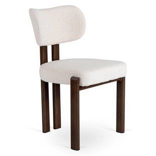 Обеденный стул MEBEL ELITE GRENADA Boucle Орех / Кремовый