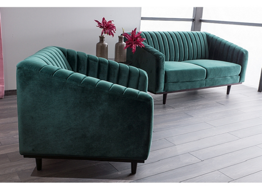 Диван Asprey 2 Velvet Зеленый SIGNAL