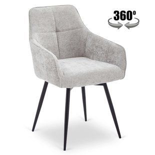 Обеденный стул поворотный MEBEL ELITE LARISA Серый
