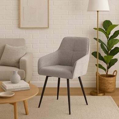 Обідній стілець поворотний MEBEL ELITE LARISA Сірий