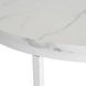 Журнальний стіл MEBEL ELITE BEST Marmur 70*70 см Білий