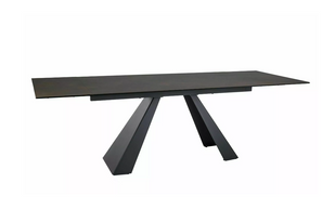 Стіл Salvadore Ceramic OSSIDO BRUNO 160(240)х90 см Коричневий / Чорний Мат SIGNAL