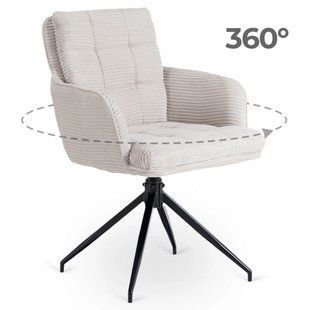 Обеденный стул поворотный MEBEL ELITE AKITA Velvet Серый