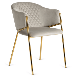 Крісло MEBEL ELITE INNES Velvet Сіре