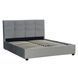 Кровать MEBEL ELITE TINGA Welur 160x200 см Серый