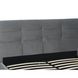 Кровать MEBEL ELITE TINGA Welur 160x200 см Серый