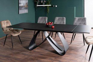 Стол Samanta Ceramic 160(240)X90 см Черный Мат SIGNAL