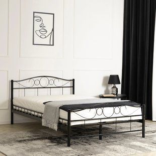 Кровать MEBEL ELITE GRIFFIN 120x200 см Черный