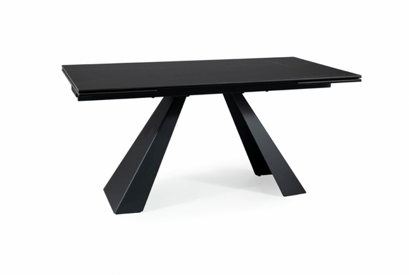 Стол Salvadore Ceramic SAHARA NOIR 160(240)х90 см Черный/Черный Мат SIGNAL