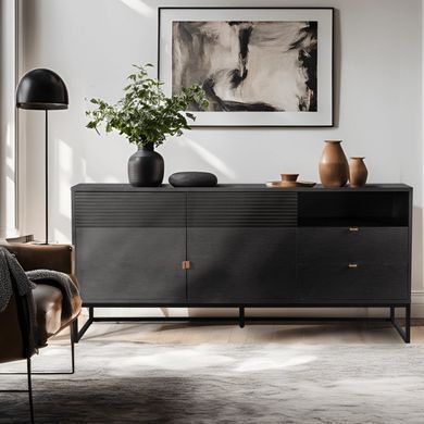 Комод MEBEL ELITE COMO Черный