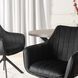 Обідній стілець поворотний MEBEL ELITE MUMBAI Welur Чорний