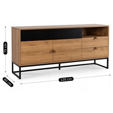 Комод MEBEL ELITE COMO Дуб
