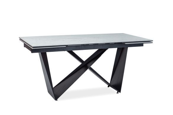Стіл Cavalli II Ceramic Білий / Чорний 160(240)x90 см SIGNAL
