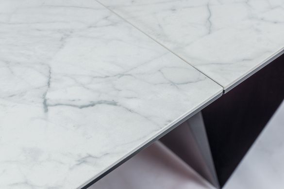 Стіл Cavalli II Ceramic Білий / Чорний 160(240)x90 см SIGNAL