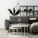 Комплект журнальных столов MEBEL ELITE JACK MAX 2шт 80*80 см Белый
