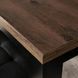 Стіл розкладний MEBEL ELITE MAX 80-160х80 см Горіх/Чорний