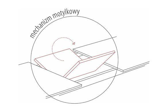 Стол Porto 120(160)x120 см Серый Мрамор / Сталь Мат SIGNAL
