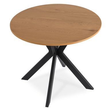 Обідній стіл MEBEL ELITE LAUREN 90 см Дуб золотий