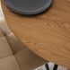 Обідній стіл MEBEL ELITE LAUREN 90 см Дуб золотий
