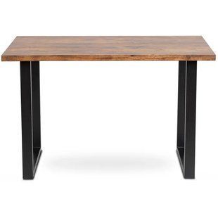 Стіл MEBEL ELITE ALTE 120х65 см дуб рустик / чорний