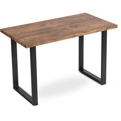 Стіл MEBEL ELITE ALTE 120х65 см дуб рустик / чорний