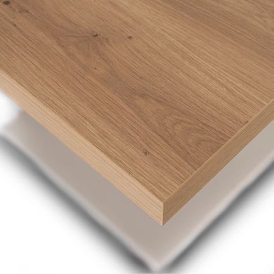 Стол MEBEL ELITE CLARK 120-160 см Дуб Артизан/Кашемир