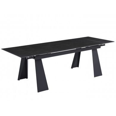 Стол INTARSIO раскладной ARNOLD CERAMIC 180(240)*90 Wic dark grey