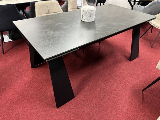 Стол INTARSIO раскладной ARNOLD CERAMIC 180(240)*90 Wic dark grey