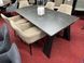 Стол INTARSIO раскладной ARNOLD CERAMIC 180(240)*90 Wic dark grey
