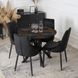 Обеденный стол MEBEL ELITE LAUREN 90 см Орех