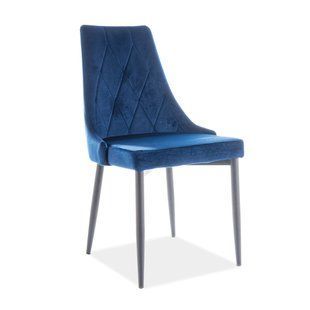 Стул TRIX B Velvet Синий SIGNAL