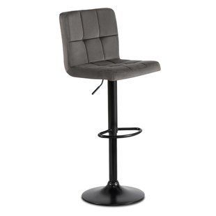 Барный стул MEBEL ELITE NERO Welur Серый