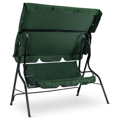 Садова гойдалка MEBEL ELITE RENO 180х110х158 см Зелений