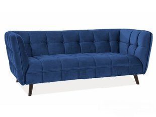 Диван Castello 3 Velvet Синій SIGNAL