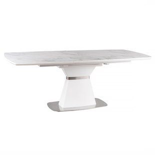 Стол Saturn II Ceramic Белый 160(210)х90 см SIGNAL