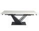 Стіл INTARSIO FERNANDO CERAMIC 140(200)*90 бежевий/чорний