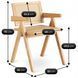 Обідній стілець MEBEL ELITE MADERA Дуб золотий
