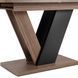 Стол MEBEL ELITE CLARK 120-160 см Орех/Черный