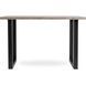 Стол MEBEL ELITE ALTE MAX 130х65 см бетон / черный