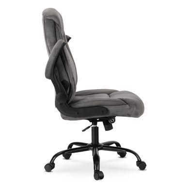 Офісне крісло MEBEL ELITE COMFORT Welur Сірий